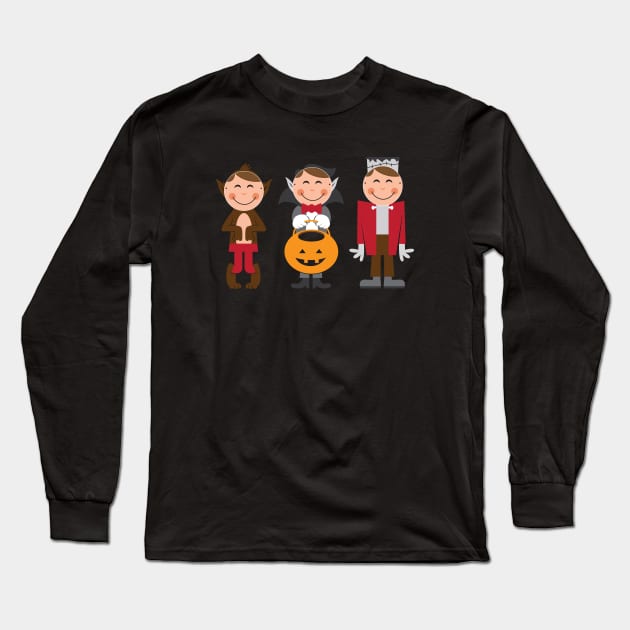 The Three Monsterteers Long Sleeve T-Shirt by MustardSoda